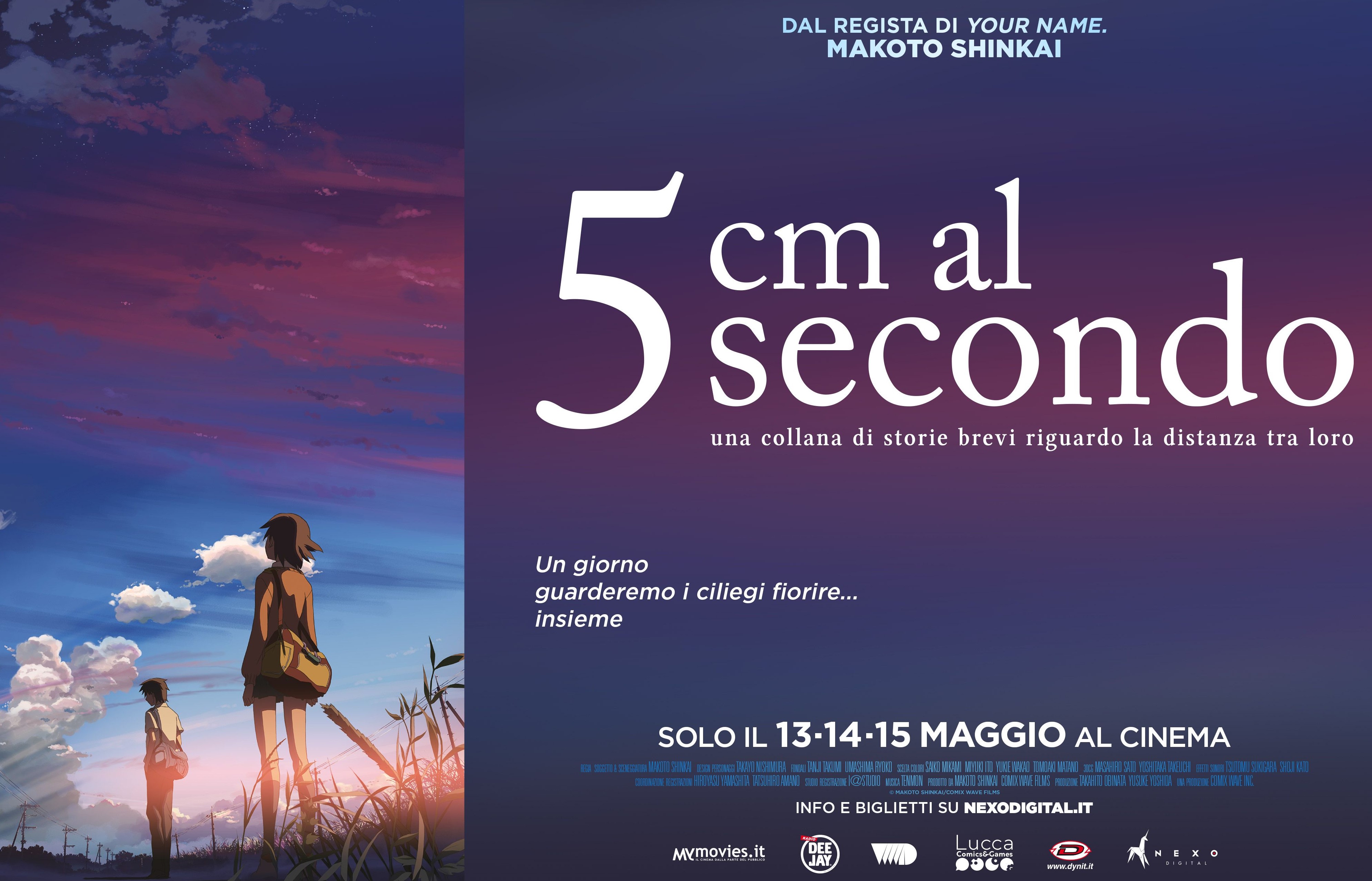 5 cm al secondo